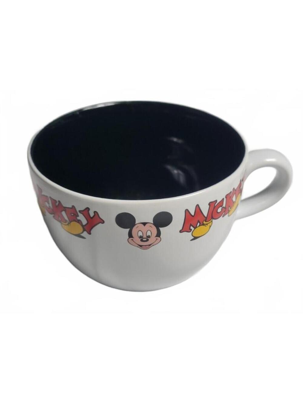 Disney Mickey Mouse Large Mouth Coffee Mug Cup Bowl